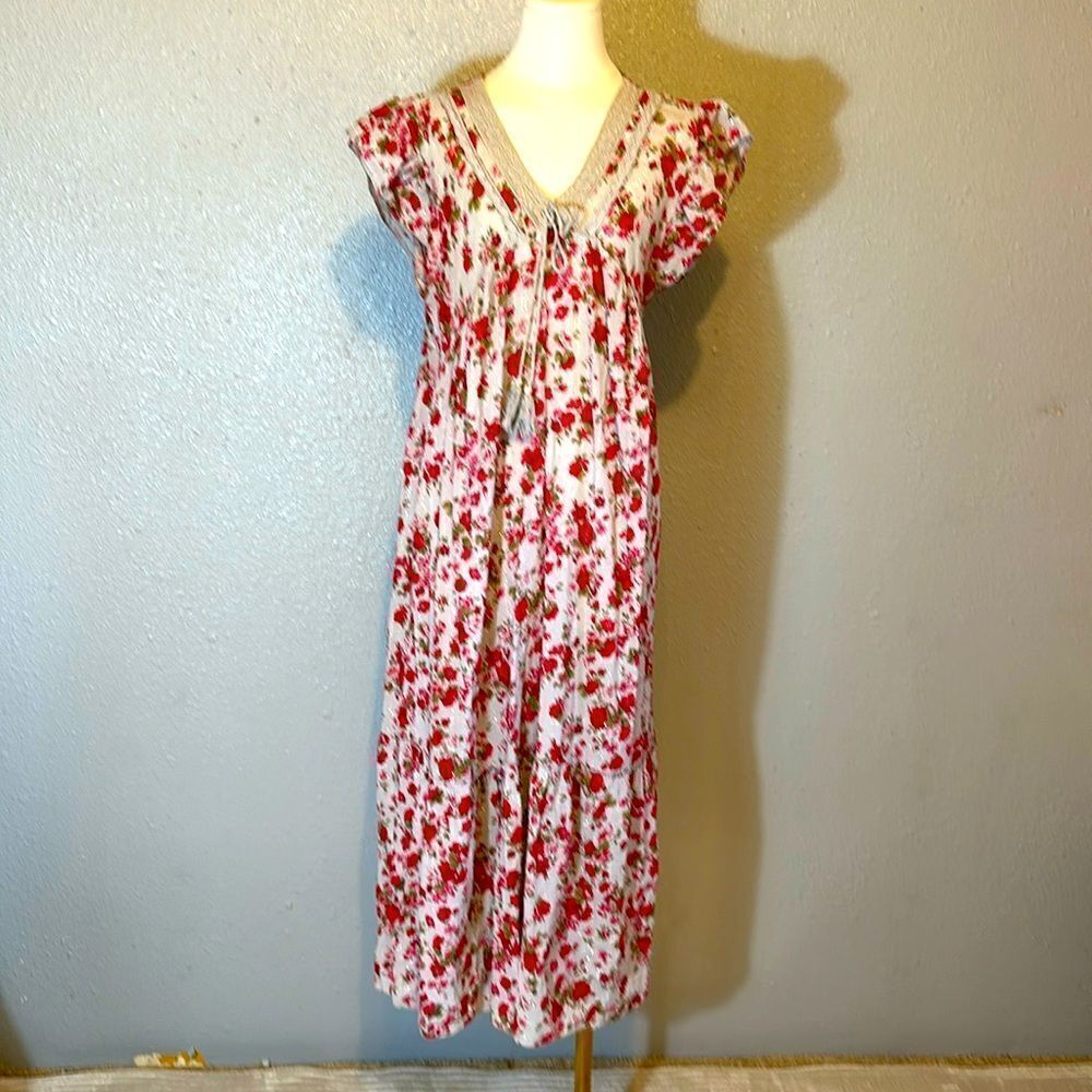Nina Murati made in Italy women’s floral cotton dress size 6